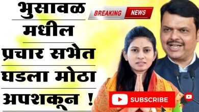 उपमुख्यमंत्री देवेंद्र फडणवीस यांच्या सभेत घडला मोठा अपशकून !