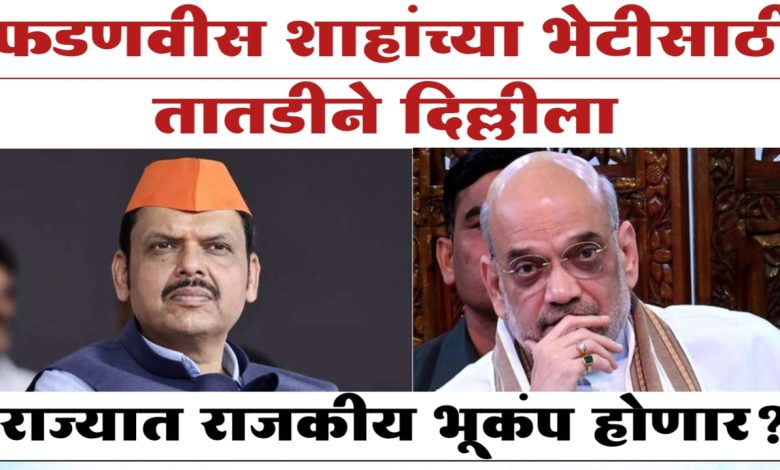 देवेंद्रांशिवाय राज्य मंत्रिमंडळाच्या बैठकीला सुरूवात, फडणवीस दिल्लीला रवाना, हालचाली वाढल्या देवेंद्रांशिवाय राज्य मंत्रिमंडळाच्या बैठकीला सुरूवात, फडणवीस दिल्लीला रवाना, हालचाली वाढल्या