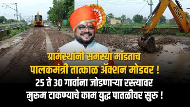 ग्रामस्थांनी समस्या मांडताच पालकमंत्री तत्काळ ॲक्शन मोडवर !