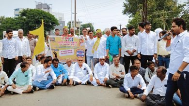 रावेर येथे धनगर समाज्याचे रस्ता रोको आंदोलन. आमदार चंद्रकांतभाऊ पाटील यांचा पत्राद्वारे धनगर समाज्याच्या आरक्षणास पाठिंबा