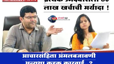 प्रत्येक उमेदवाराला ४० लाख खर्चाची मर्यादाप्रांताधिकारी गोसावी यांची माहिती