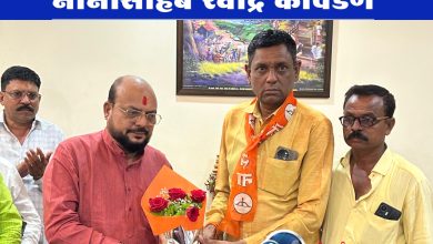 जळगाव उपजिल्हाप्रमुख नानासाहेब रवींद्र कापडणे