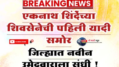 एकनाथ शिंदेंच्या शिवसेनेची पहिली यादी समोर, विद्यमान आमदारांना पुन्हा संधी, 45 नावं जाहीर