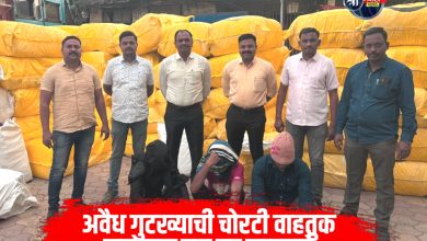 अवैध गुटख्याची चोरटी वाहतुक करणारा ट्रक वर कारवाई