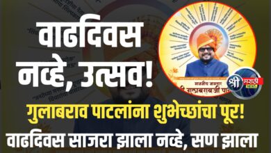 “गुलाबराव पाटलांचा वाढदिवस साजरा झाला भन्नाट पद्धतीनं – पहा खास रिपोर्ट!”