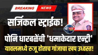 नवीन पोलीस निरीक्षकांचा ‘धडक स्टाईल’! होंडा सिटी गाडीत गांजा पकडला