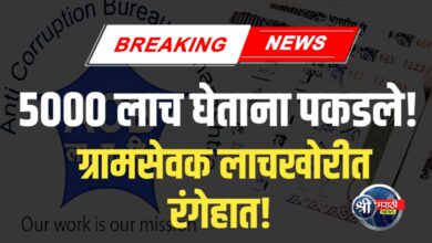 लाच मागणारा ग्रामसेवक रंगेहात पकडला!