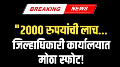 जिल्हाधिकारी कार्यालयात लाचखोरीचा स्फोट, दोन अटकेत!