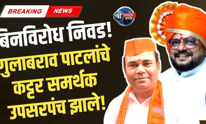 सुनील पाटील उपसरपंच! गावात जल्लोष आणि फटाके सुनील पाटील उपसरपंच! गावात जल्लोष आणि फटाके