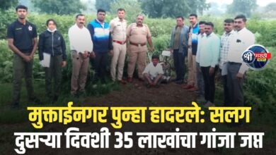 मुक्ताईनगर पुन्हा हादरले: सलग दुसऱ्या दिवशी ‘ड्रग्ज’विरोधी सर्जिकल स्ट्राईक