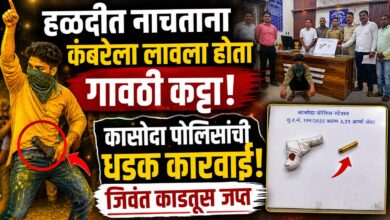 हळदीत नाचताना कमरेला लावला होता गावठी कट्टा; कासोदा पोलिसांची धडक कारवाई, जिवंत काडतूस जप्त